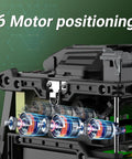 6 Motor positioning in FX39 Fusion Splicer Fiber Optic 6 Second Fast Splice Core Alignment With 6 Motors Touch Screen Battery Power Meter 7800mAh Long Life Electrodes 5000 Lightweight 1.72kg Workhorse For Field Techs