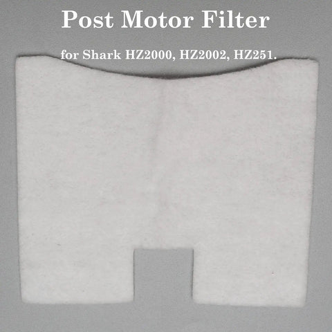 Post-motor filter from 4 Pack Foam And Felt Pro Grade Vacuum Filter Kit Replacement For HZ2002 HZ2000 Vertex Ultralight DuoClean PowerFins