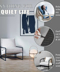 Non Slip Furniture Pads 24 Pack Two Point Five Inch Self Adhesive Rubber Grippers displayed in home setting.