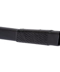 Flexible Crevice Vacuum Tool For Dust And Debris 1.25 Inch Diameter By 12 Inch Length, close-up of textured handle and slim opening