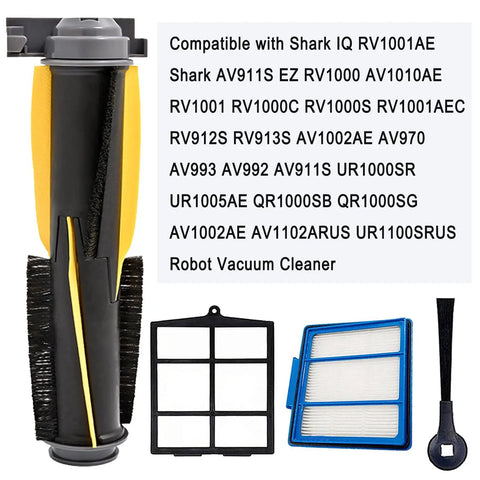 12 Pack Replacement Parts Kit For Robot Vacuum Cleaners That Fits R101AE RV1001AE IQ with main brush and filters