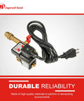 Electronic Drain Valve With Auto Timer For 110 To 120 Volt Systems Quarter Inch NPT Fittings Keeps Your Tank And Lines Rust Free