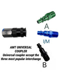 1/4-Inch Air Hose Fittings Kit With Quick Connects And 15-Piece Beefy Heavy-Duty Aluminum Air Coupler And Plug Set Lightweight Black Connector For Compressors And Pneumatic Tools universal coupler set