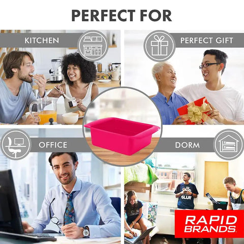 Image of Ramen Microwave Cooker For Quick Bowls In Three Minutes Two Pack Black Dorm Friendly Office Ready Kitchen Gadget BPA Free And Dishwasher Safe Perfect For Dorms And Small Kitchens No Stove Needed in use, shown in kitchen, office, dorm, and gifting scenarios.