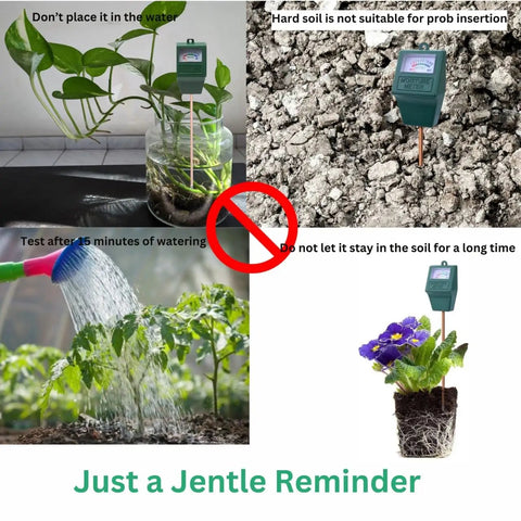 Moisture Meter For Plants And Soil Indoor Outdoor Hygrometer Sensor Kit Easy Soil Moisture Test For Garden Lawn Farm And Pots No Battery Needed Plug And Read Great For Saving Water And Healthier Plants with four stages of use including plant testing and soil insertion.