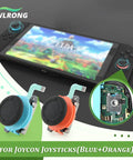 2 Pack 3D Analog Joysticks For Switch 2 Joy Con Replacement Kit Anti Drift Thumbsticks Repair Set Durable Replacement Sticks