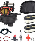 Carburetor Kit Replacement For Troy Bilt 163cc Engines 12 Piece Set with carburetor, air filters, spark plug for lawn mowers