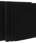 4 Piece Cuttable Foam Inserts For Toolboxes And Fragile Item Protection Black Soft Padding Sheets stack