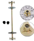 Heavy Duty Universal Rear Axle Kit For Go Karts 740mm 29 Inch Rear Wheel Shaft Assembly Durable Go Kart Axle Shaft For DIY Projects