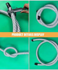 Thickened High Temperature Steam Iron Hose Replacement For Steamer Machines With Heat Resistant PVC Nylon Air Duct Tube 140 X 2.5 X 0.2 Cm Tight Seal Lightweight Easy Install Wide Compatibility Durable And Flexible