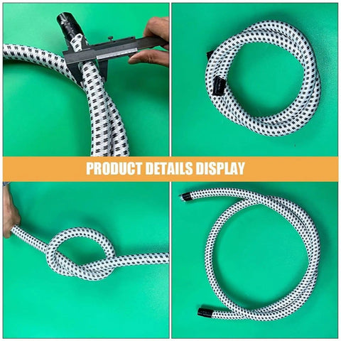 Thickened High Temperature Steam Iron Hose Replacement For Steamer Machines With Heat Resistant PVC Nylon Air Duct Tube 140 X 2.5 X 0.2 Cm Tight Seal Lightweight Easy Install Wide Compatibility Durable And Flexible