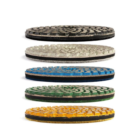 Durable 4 Inch Turbo Segment Grinding Disc With Sintered Metal Bond For Concrete Stone Surfaces Dry Wet Polishing Wheel Grit 100