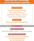 List of compatible and not compatible EVs for No Sweat NACS To CCS EV Charging Adapter.