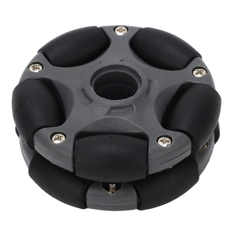 58mm omnidirectional wheel for robots in black and grey