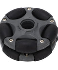 58Mm Wheel For Robot Kits Built To Take A Beating, Double Row Rotating Directional Wheel With Hub, Supports Up To 3kg Load