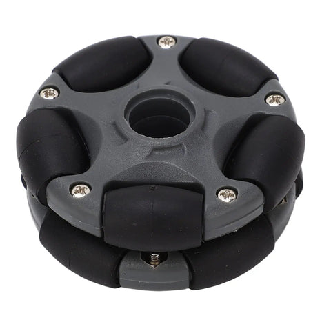 58Mm Wheel For Robot Kits Built To Take A Beating, Double Row Rotating Directional Wheel With Hub, Supports Up To 3kg Load