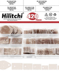 420 Piece Mica Insulator Sheet Assortment Kit For TO 220 TO 3P TO 3P11 TO 3PL And TO 3 With Holes And Without Holes