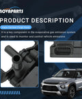 Vapor Canister Purge Pump Replacement For 2020 2021 Cadillac XT4 XT5 2020 2021 GMC Acadia 2020 2021 Chevy Blazer 2020 2021 Trailblazer 2021 Buick Encore Easy Install Direct Fit Part Numbers 55513205 55511871 55516874 12729606 12703879 For Your Ride key component in gas emission system