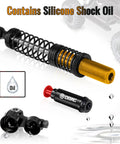 Beefy 100mm Aluminum Adjustable Piggyback RC Shock Absorber For One Tenth Crawlers Like Axial SCX10 TRX4 TRX6 D90 Oil Filled