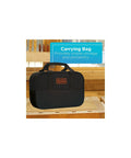 8V Max Cordless Drill And 57 Piece Home Tool Kit With Storage Bag, black carrying case, portable, lightweight.