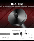 52 In 1 Bushing Driver Tool Set With 50 Changeable Discs And 2450 Custom Variations for auto maintenance, includes bushing disc.