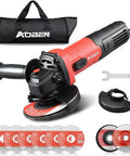 Beast 900W Angle Grinder 4-1/2 Inch Corded Electric Tool With 11,000 RPM And 7.5 Amp Motor, Easy Slide Switch, Safety Guard