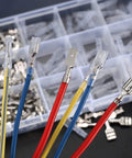 360 Pcs Spade Wire Connectors Kit For Car Audio And Electrical Wiring 2.8mm 4.8mm 6.3mm Quick Splice Crimp Terminals