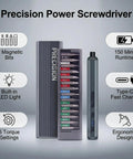 Compact Pen Shaped Cordless Electric Screwdriver Kit Packing 52 Magnetic Bits And Bright LED Lamp for easy PC repair.