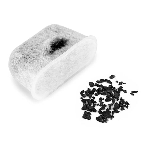 12 Pack Coffee Activated Charcoal Cartridges Water Filter Replacement For DCC RWF And Cuisinart Coffeemaker, loose charcoal