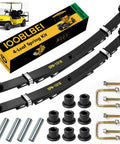 Heavy Duty Rear Four Leaf Spring Kit For Ezgo Txt Medalist Golf Cart With Bushings Sleeves And U Bolts including springs and accessories