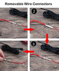 Pack Of 4 ATC Car Fuse Taps For 12V And 24V Systems. Visible removable wire connectors with blades and attachments.