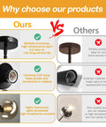 Comparison image of 6 Light Rustic Vintage Chandelier With Glass Globes Black Mid Century Pendant Lighting For Dining Room Living Room Foyer Adjustable Height Ceiling Fixture That Pops vs others, highlighting durability and material quality.