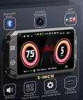 5-inch digital display for Badass 6000W Dual Motor Fat Tire Electric Bike showing speed, odometer, and controls.