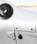 Jeep Wrangler Antenna Bracket Stud Cap Replacement Base Cover For 2007-2023 Wrangler JK 2018 Gladiator 56040950AE Durable ABS