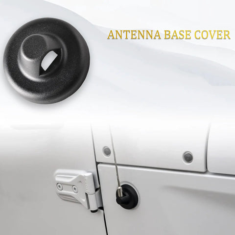 Jeep Wrangler Antenna Bracket Stud Cap Replacement Base Cover For 2007-2023 Wrangler JK 2018 Gladiator 56040950AE Durable ABS