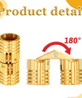 Set Of 6 8 Mm Hidden Brass Hinges For Cabinets And Jewelry Boxes With 180 Degree Opening Invisible Mount Gold Finish DIY Hardware