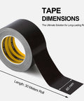 Dark Brown Duct Tape 2.36 Inch Wide By 108 Feet Heavy Duty Tape With Easy Tear Premium Grade Adhesive for moving and packing