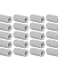 Stainless Steel Hex Coupling Nut Set, 20 Pack, M6x1 Thread, 25mm Length, Rod Connector Bolts For Studs And Machine Screws, Indoor Outdoor Use.