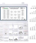 Stainless Steel Socket Head Cap Screws Kit Metallixity 1050 Pieces Pro Grade M1.4 And M1.6 With Lengths 3 4 6 8 10 Mm And 4 6 8 10 16 Mm Internal Hex Drive Allen Screws For DIY Projects, Furniture Repair, Plumbing, Woodworking
