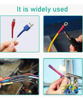 Huge 580 Piece Heat Shrink Tube Kit With Assorted Sizes And Colors For Wire Cable Insulation DIY Projects That Handle The Heat Like A Boss used on USB, ring, and wire connectors