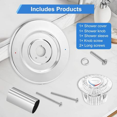 Premium T470 Shower Trim Kit Swaps Right Onto Moen Chateau Faucets With Smooth One Handle Chrome Operation For Tub And Shower Easy Bathroom Glow Up Built Tough Polished Hardware Replacement Set