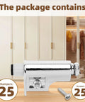 25 Pack Soft Close Cabinet Door Dampers For Framed Or Frameless Cupboards With Hidden Self Closing Hinges Lay Down Easy Smooth Ride Bulletproof Hardware Set showing dampers and screws.