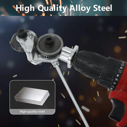 Electric Drill Shears Plate Cutter Nibbler Attachment With Adapter Pro Grade DIY Metal Snips Tool cutting steel