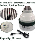 Portable Heavy Duty 200 Pint Humidifier With Industrial Grade Mist System For Hydroponics and Large Rooms Multi Directional Fogging Head