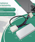 Dimensions of Harley Compatible LED Turn Signal Load Equalizer And Stabilizer Controller Plug And Play Resistor Kit