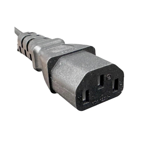 Replacement Electric Pallet Jack Charger Cable For Big Joe E25 EZ30 E30 D40 EZ40 P33 T40 M22 S30 Stackers heavy duty power cord plug close-up.