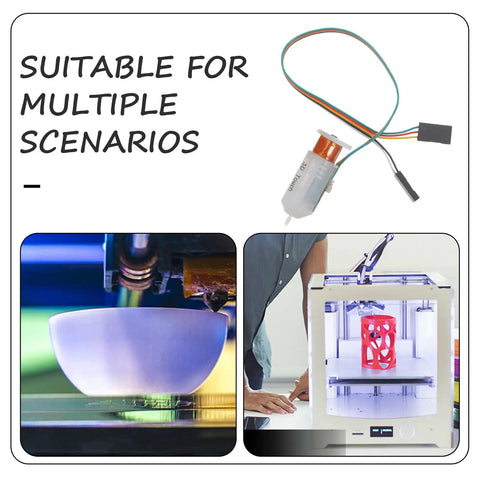Auto Bed Leveling Sensor Probe For 3D Printers With Plastic Construction Fast Accurate Detection Compatible With Home DIY And Pro Grade Industrial Printers Stressfree Printing Touch Sensor Kit For Easy Bed Calibration shown with cable and connector