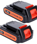 Twin Pack 4000mAh 20V Max LBXR20 Replacement Battery For Black And Decker Outdoor Tools High Capacity Lithium Ion 80Wh Compatible With LBXR20 LBXR2020 OPE LB2X4020 Weed Eater