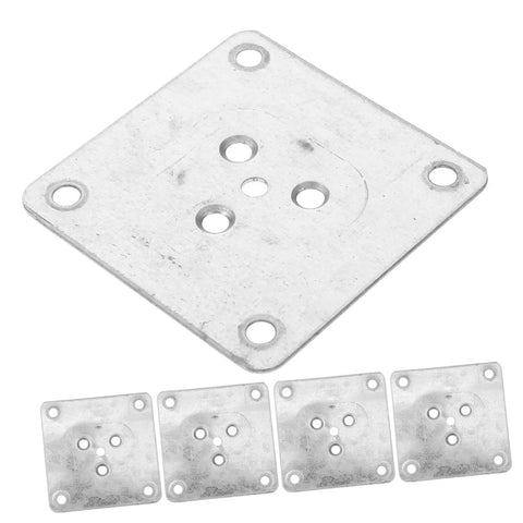 Heavy Duty Furniture Leg Pads And Table Leg Connectors With 25 Piece Mounting Hardware Kit For Chairs Tables And Couches built tough iron base mounts