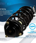 Front And Rear Struts Shocks Kit For 2008 To 2020 Dodge Grand Caravan And 2008 To 2016 Chrysler Town And Country, coil spring